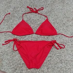Red bikini